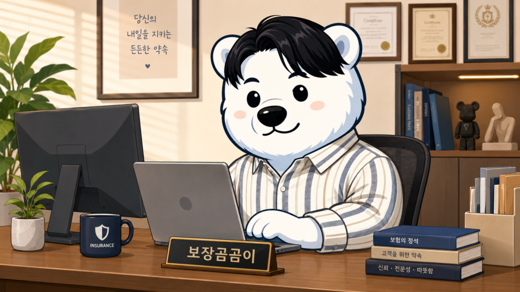 안녕하세요! 보장곰곰이입니다!